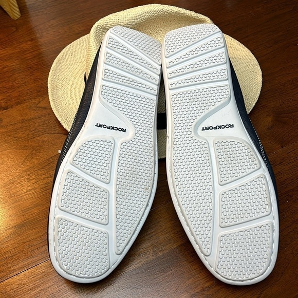 Rockport DALVER Walkability Navy Leather Ultimate Comfort Loafers 13 Slip On - Picture 8 of 11